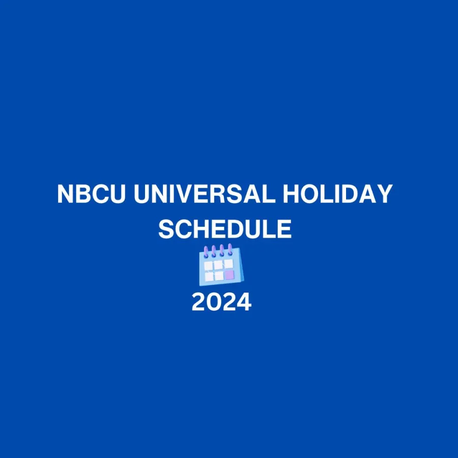 NBCUniversal Holiday Schedule 2024