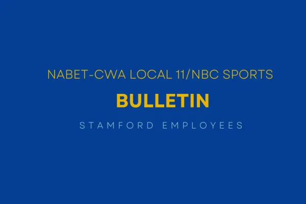 NABET-CWA Local 11 Bulletin