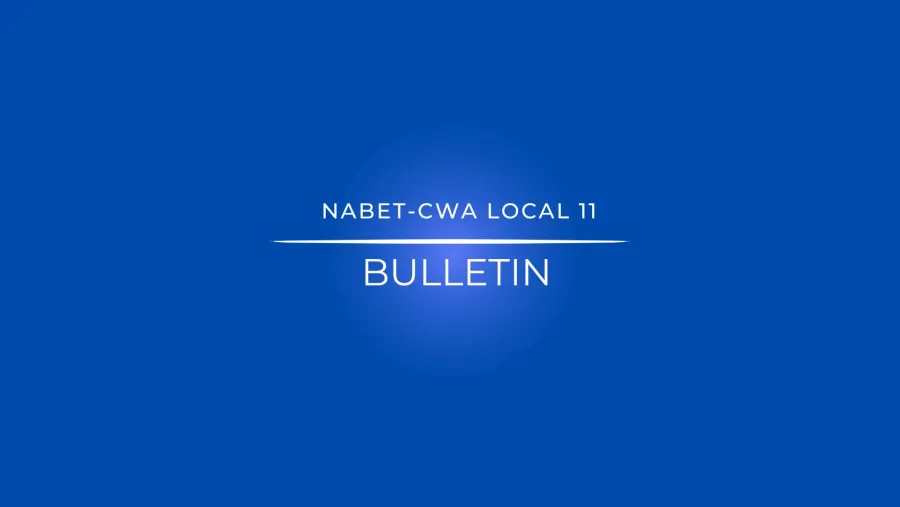 NABET-CWA Local 11 Bulletin