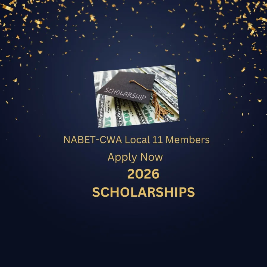 NABET-CWA Local 11 - 2026 Scholarships - Apply Now